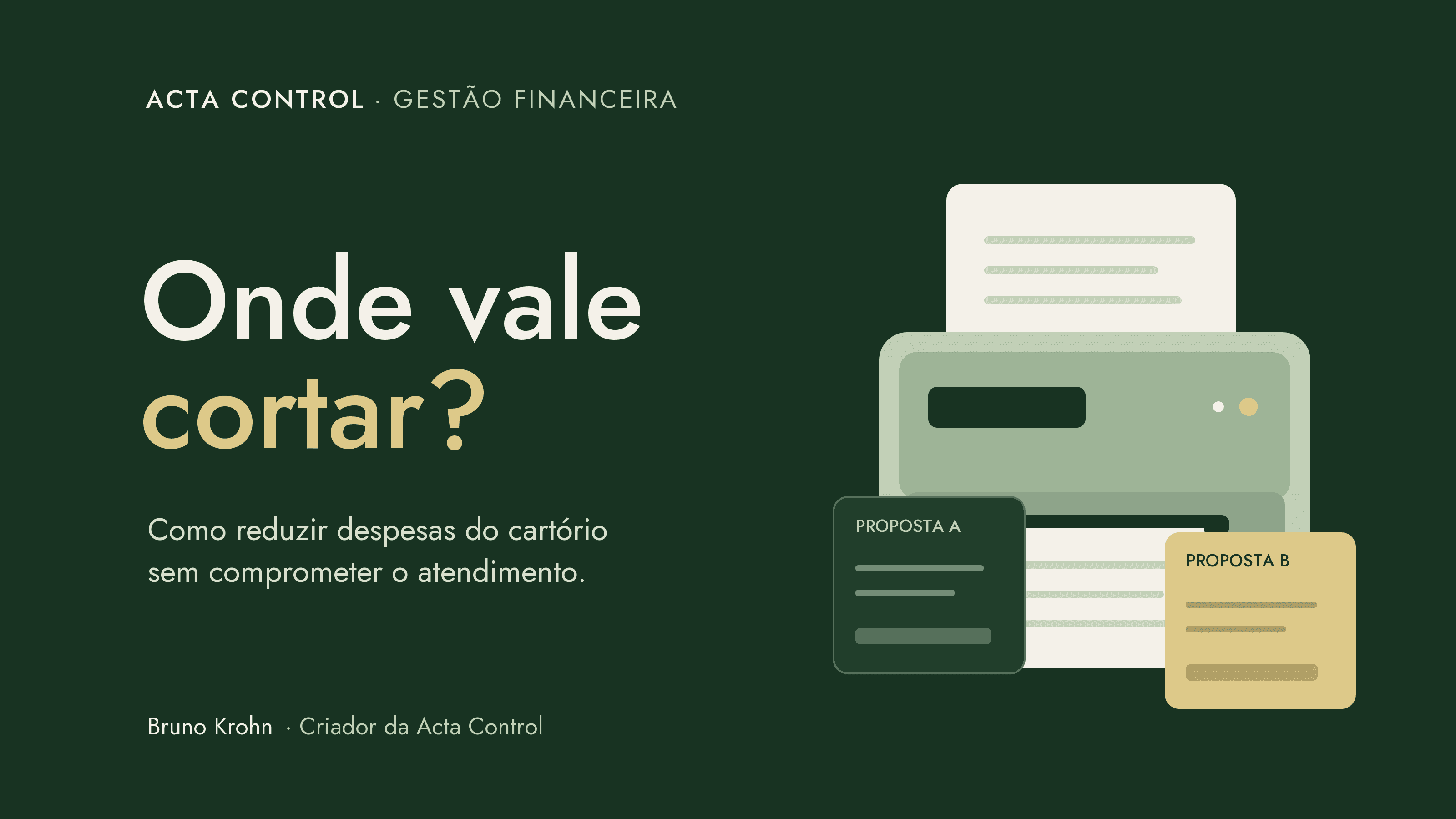 Como reduzir despesas do cartório sem comprometer o atendimento